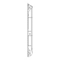 Front Plate - 140032478137 Front Glass Inox 592x471mm [Electrolux Aeg]